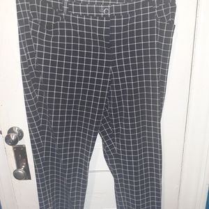 Lane Bryant Black and White Pants